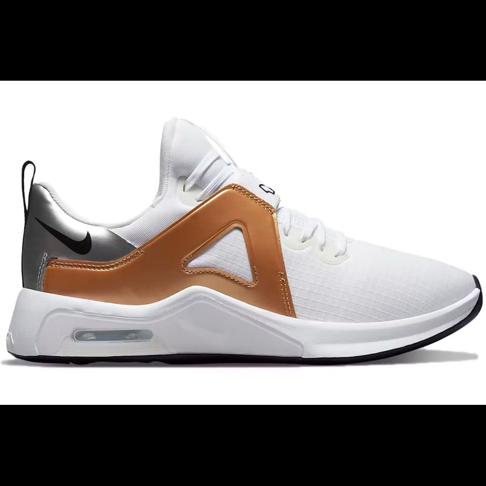White & Gold Nike Air Max Bella, 9.5